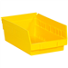11 5/8 x 6 5/8 x 4 Yellow  Plastic Shelf Bin Boxes 30 Bins/Cs - BINPS103Y