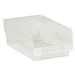 11 5/8 x 8 3/8 x 4 Clear  Plastic Shelf Bin Boxes 20 Bins/Cs - BINPS104CL