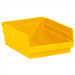 11 5/8 x 8 3/8 x 4 Yellow  Plastic Shelf Bin Boxes 20 Bins/Cs - BINPS104Y