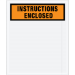 12 x 10" Orange "Instructions Enclosed" Envelopes 500/Case  - PL479