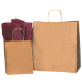 13 x 7 x 13 Kraft Shopping Bags 250/Cs - BGS114K