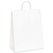 13 x 7 x 17 White Paper Shopping Bags 250/Cs - BGS106W