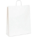 16 x 6 x 19 1/4 White Paper Shopping Bags 200/Cs - BGS110W
