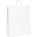 16 x 6 x 19 1/4 White Paper Shopping Bags 200/Cs - BGS110W
