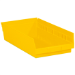 17 7/8 x 11 1/8 x 4 Yellow  Plastic Shelf Bin Boxes 8 Bins/Cs - BINPS114Y