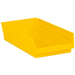 17 7/8 x 11 1/8 x 4 Yellow  Plastic Shelf Bin Boxes 8 Bins/Cs - BINPS114Y