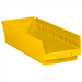 17 7/8 x 6 5/8 x 4 Yellow  Plastic Shelf Bin Boxes 20 Bins/Cs - BINPS112Y