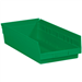 17 7/8 x 8 3/8 x 4 Green  Plastic Shelf Bin Boxes 10 Bins/Cs - BINPS113G