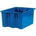 17 x 14 1/2 x 9 7/8 Blue  Stack &amp; Nest Containers 6/Case - BINS113