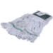 18" Synthetic/Cotton, Looped End, Blended, 4-Ply, Wet Mop with Green Wide Headband and Tailband 1/Ea - CI-369418B00