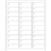 2 5/8" x 1" Crystal Clear Rectangle 3000/Cs - LL236CC