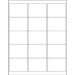 2.6875" x 2" White 1500/Cs - LL114