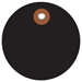 2 Black Plastic Circle Tags 100/Cs - G26065