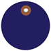 2 Blue Plastic Circle Tags 100/Cs - G26069