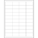 2 x 1" White Rectangle Laser Labels 40/Sht - LL162