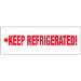 2 x 110 yds. - Keep Refrigerated (6 Pack) Pre-Printed Carton Sealing Tape 6 Rolls/Cs - T902P096PK