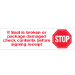 2 x 110 yds. - Stop If Seal Is Broken (18 Pack) Pre-Printed Carton Sealing Tape 18 Rolls/Cs - T902P0118PK