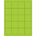 2" x 2" Fluorescent Green 2000/Cs - LL172GN