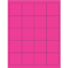 2" x 2" Fluorescent Pink 2000/Cs - LL172PK