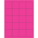 2" x 2" Fluorescent Pink 2000/Cs - LL172PK