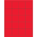 2" x 2"Fluorescent Red 2000/Cs - LL172RD