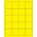 2" x 2" Fluorescent Yellow 2000/Cs - LL172YE