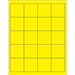 2" x 2" Fluorescent Yellow 2000/Cs - LL172YE