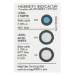 2 x 3  5-10-60% Humidity Indicators 125/Case - DES162