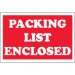 2 x 3 - Packing List Enclosed Labels 500/Roll - DL1207