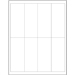 2 x 5" White Rectangle Laser Labels 8/Sht - LL163