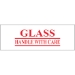 2 x 55 yds. - Glass - Handle With Care (18 Pack) Tape Logic Pre-Printed Carton Sealing Tape 18 Rolls/Cs - T901P1718PK