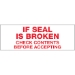 2 x 55 yds. - If Seal Is Broken... (18 Pack) Tape Logic Pre-Printed Carton Sealing Tape 18 Rolls/Cs - T901P1618PK