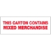 2 x 55 yds. - Mixed Merchandise Tape Logic Pre-Printed Carton Sealing Tape 36 Rolls/Cs - T901P10