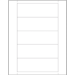 2 x 6" Plastic Label Holder Insert Cards 250/Cs - LH254