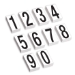 3 1/2 Vinyl Warehouse Number Kit Labels 600/Case - DL9315