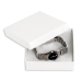 3 1/2 x 3 1/2 x 1 White Jewelry Boxes 100/Cs - JB331W