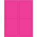 3 1/2" x 5" Fluorescent Pink 400/Cs - LL176PK