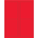 3 1/2" x 5" Fluorescent Red 400/Cs - LL176RD