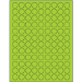 3/4" Fluorescent Green Circle Laser Labels 108/Sht - LL190GN