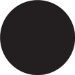 3/4 Inch Black Inventory Circle Labels 500/Roll - DL610F