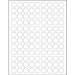 3/4" White Circle Laser Labels 108/Sht - LL141