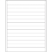 3/4 x 8" Plastic Label Holder Insert Cards 600/Cs - LH244