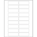 3 x 1" White Rectangle Laser Labels 10/Sht - LL116