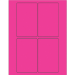 3" x 5" Fluorescent Pink 400/Cs - LL175PK