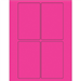 3" x 5" Fluorescent Pink 400/Cs - LL175PK