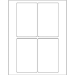 3" x 5" White 400/Cs - LL117