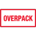 3" x 6" - "Overpack" Labels 500/Rl - DL1374