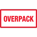 3" x 6" - "Overpack" Labels 500/Rl - DL1374