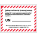 4 3/8" x 3 1/4" - "Radioactive Material, Excepted Package" Labels 500/Rl - DL1398