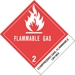 4 X 4-3/4 - Compressed Gases, Flammable, N.O.S. Labels 500/Roll     - DL507P1